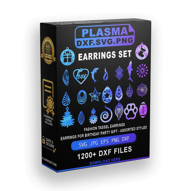 Earrings Set - PlasmaDxf™