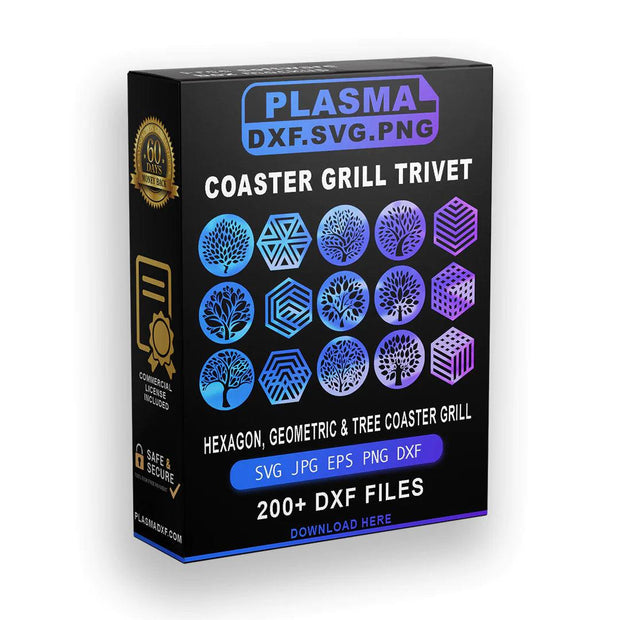 Coaster Grill - PlasmaDxf™