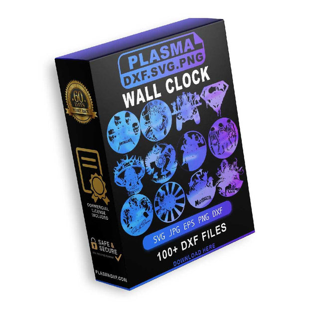 WALL CLOCK - PlasmaDxf™